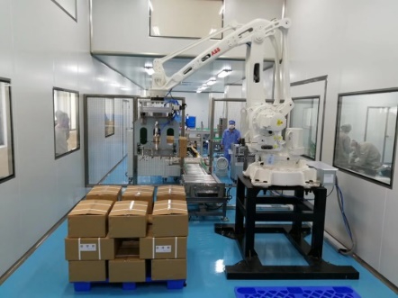 8-12 箱 / 分钟高速码垛，米兰手机官方网站入口-米兰(中国)线设备赋能企业智能升级